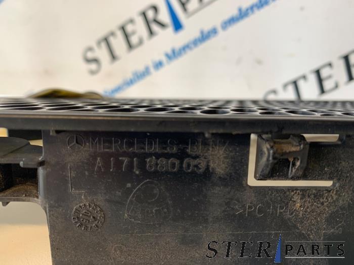 Luchtrooster motorkap links van een Mercedes SLK (762), Gebruikt, -, Ophalen of Verzenden, -