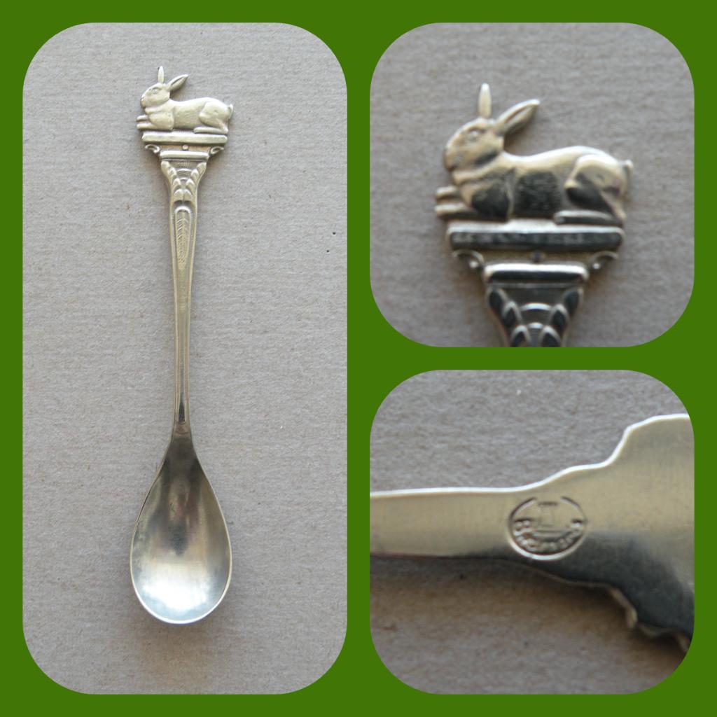 Lepeltje liggend konijn            (Verzendkosten nl € 1,40), Verzenden