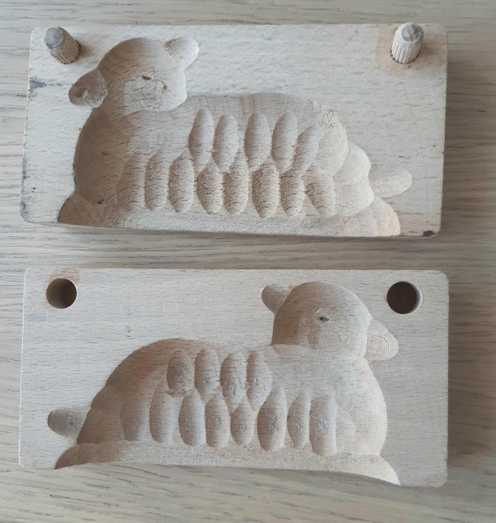 Houten mal om boterlammetje te maken, Diversen, Pasen, Zo goed als nieuw, Ophalen of Verzenden