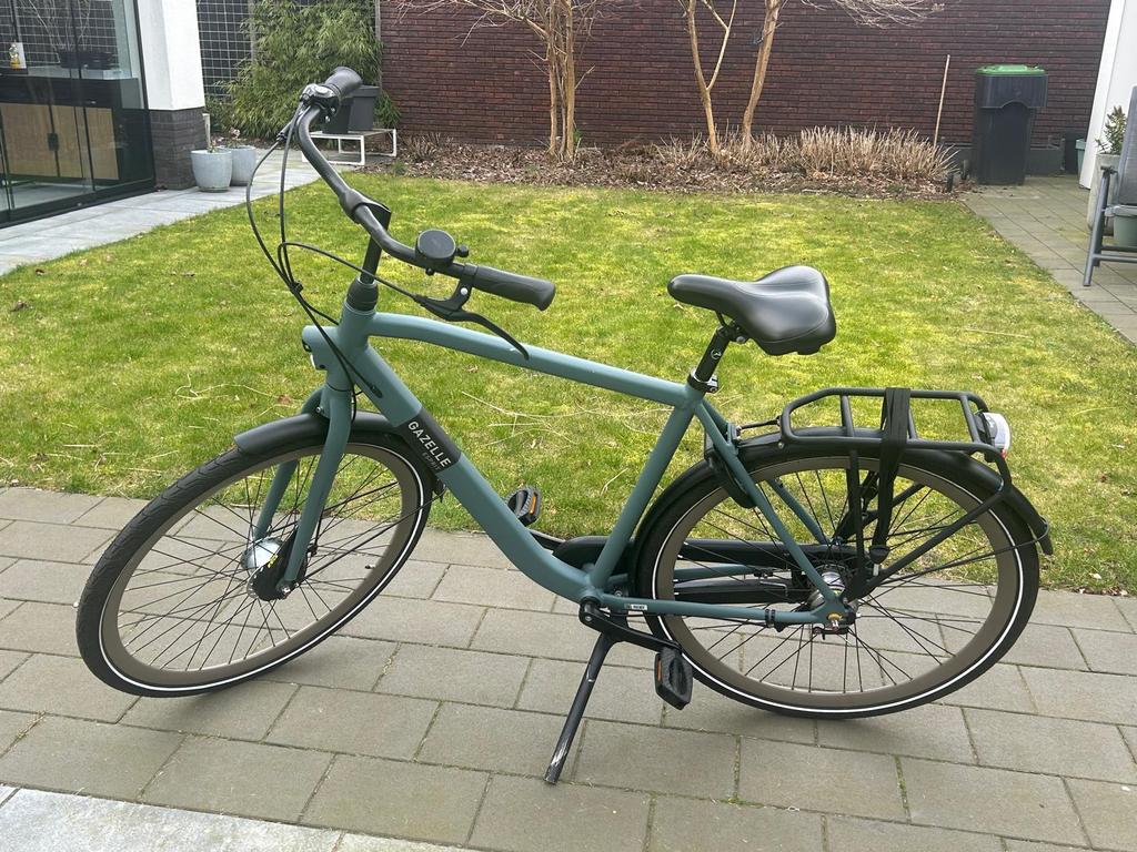 Gazelle Esprit C3 Herenfiets - Maat 54, Groen Mat, Fietsen en Brommers, Fietsen | Heren | Herenfietsen, Gebruikt, Gazelle, 53 tot 57 cm