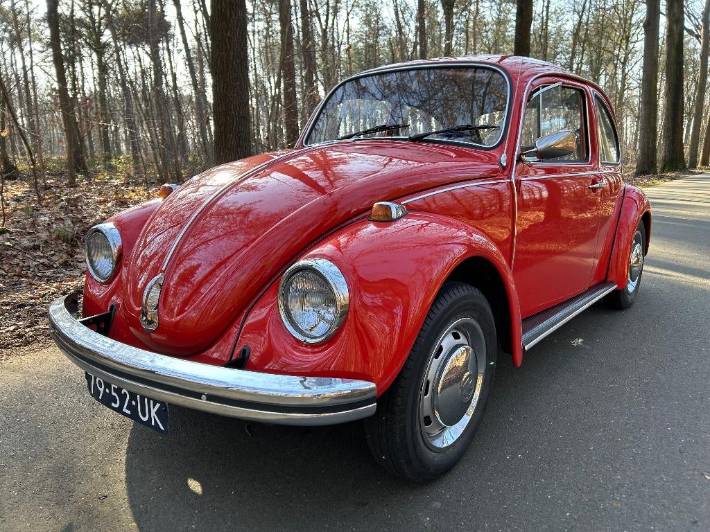 Volkswagen Kever 1300 uit 1972, Auto's, Oldtimers, Bedrijf, Volkswagen, Benzine, Handgeschakeld, Rood, Ophalen