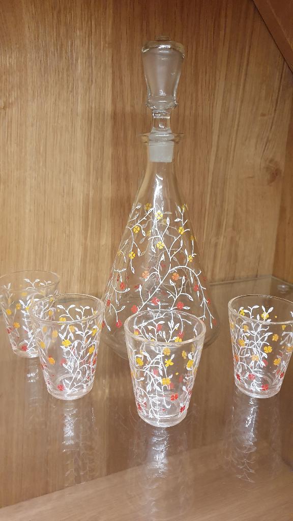 karaf, Ophalen, Zo goed als nieuw, Borrel- of Shotglas