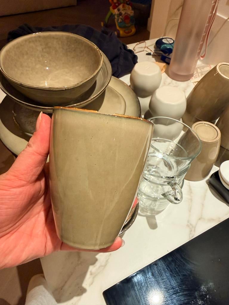 Incomplete serviesset Toscane van Xenos, Gebruikt, Keramiek, Ophalen of Verzenden, Effen