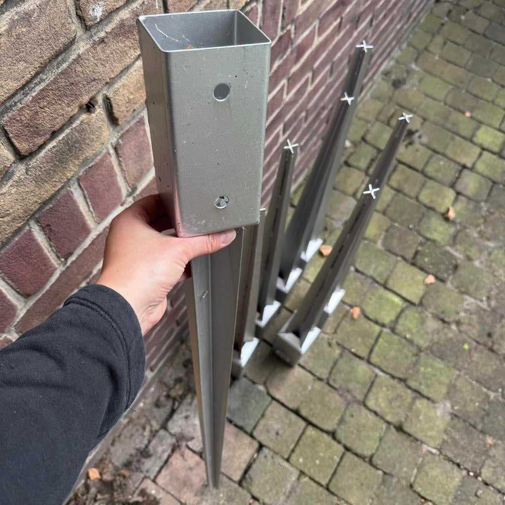 7x Paalhouders NIEUW, Ophalen, Nieuw