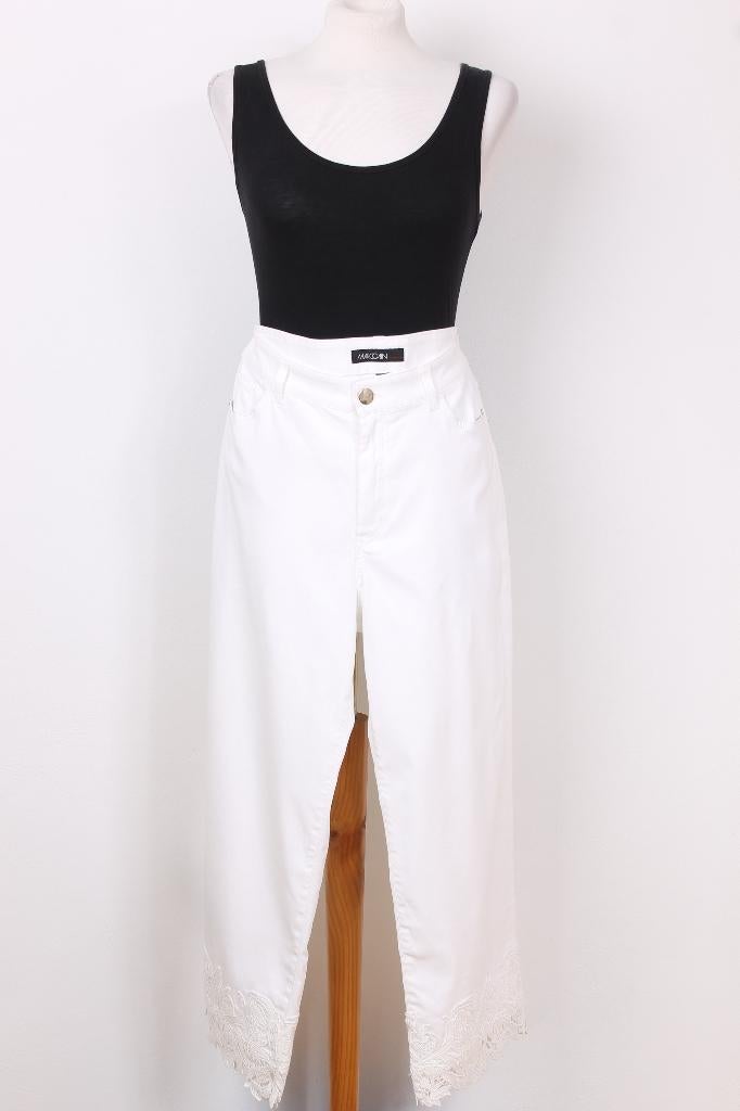 Zomer! Nieuwe broek met kant MARC CAIN maat 44, Wit, Maat 42/44 (L), Nieuw, Ophalen of Verzenden