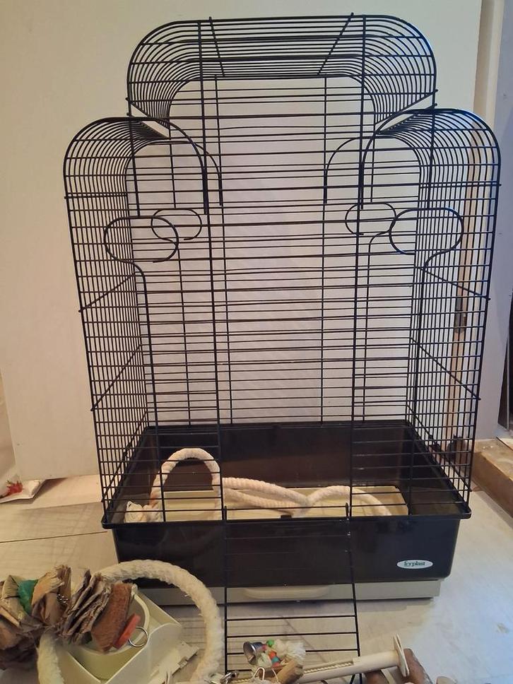 Vogelkooi, Dieren en Toebehoren, Vogels | Hokken en Kooien, Zo goed als nieuw, Vogelkooi, Metaal, Ophalen of Verzenden