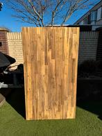 Massief hardhout paneel | 160 x 90, Doe-het-zelf en Verbouw, Platen en Panelen, Ophalen, Gebruikt, Hout, 20 tot 50 mm