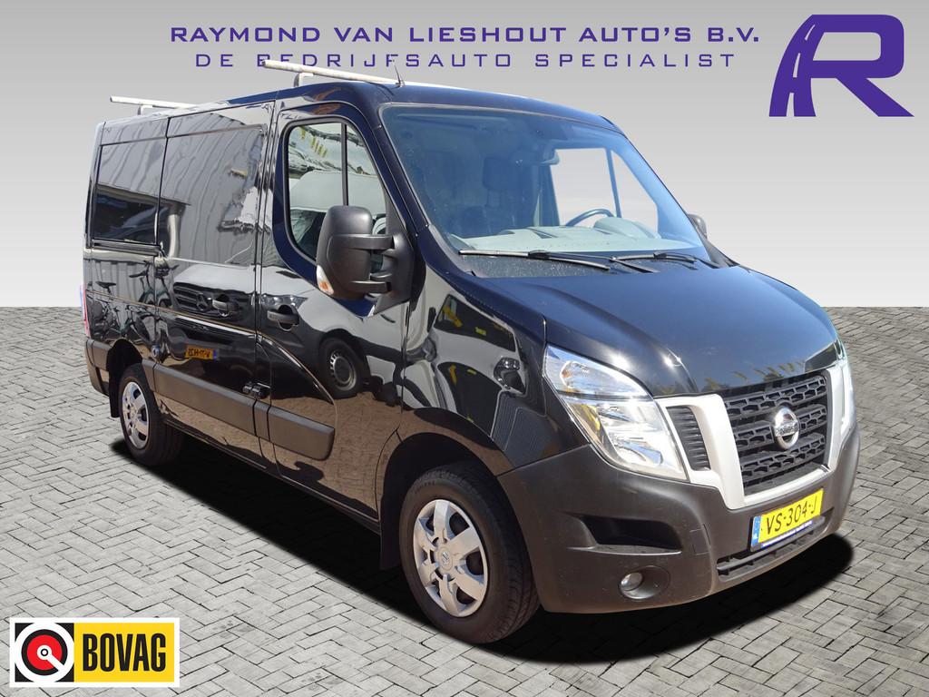 Nissan NV400 2.3 dCi L1H1 Business AIRCO NAVI CRUISE 2 x SCH, Euro 5, Stof, Gebruikt, Zwart