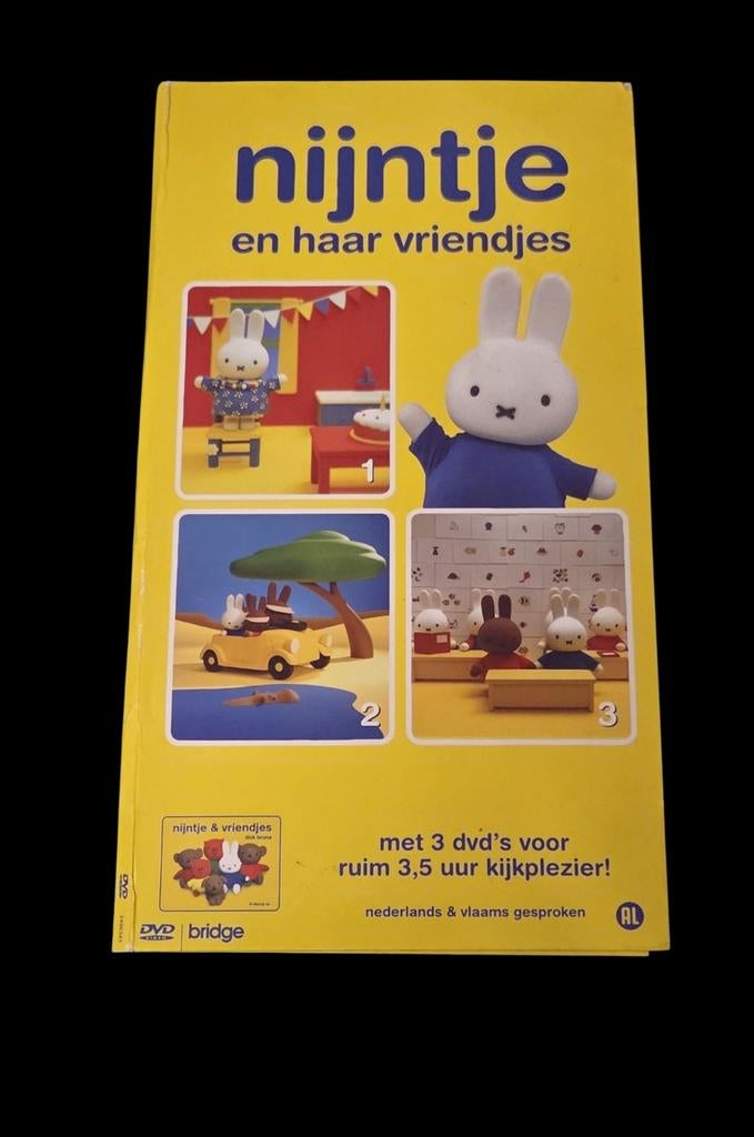 Nijntje 3 dvd's box, Gebruikt, Alle leeftijden, Boxset, Ophalen of Verzenden