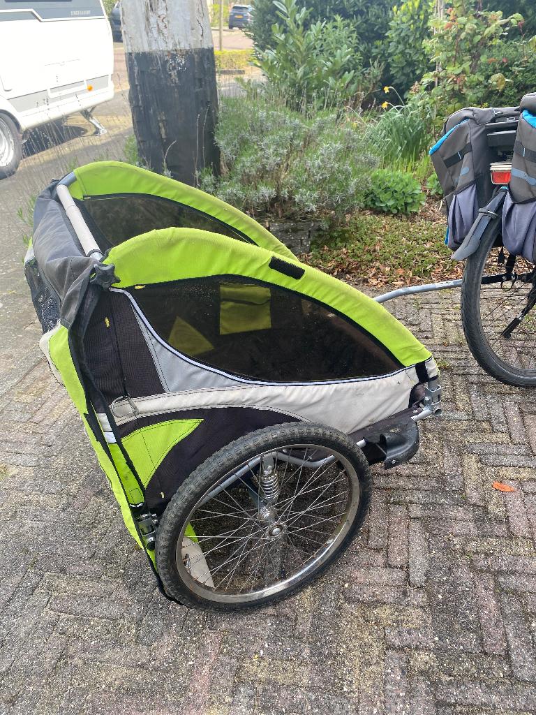 Fietskar, Gebruikt, Opvouwbaar, 20 tot 40 kg, Kinderkar