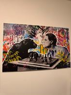 Kunstwerk 1/1 origineel werk Chimp and Mate by Aiiroh, Antiek en Kunst, Ophalen of Verzenden