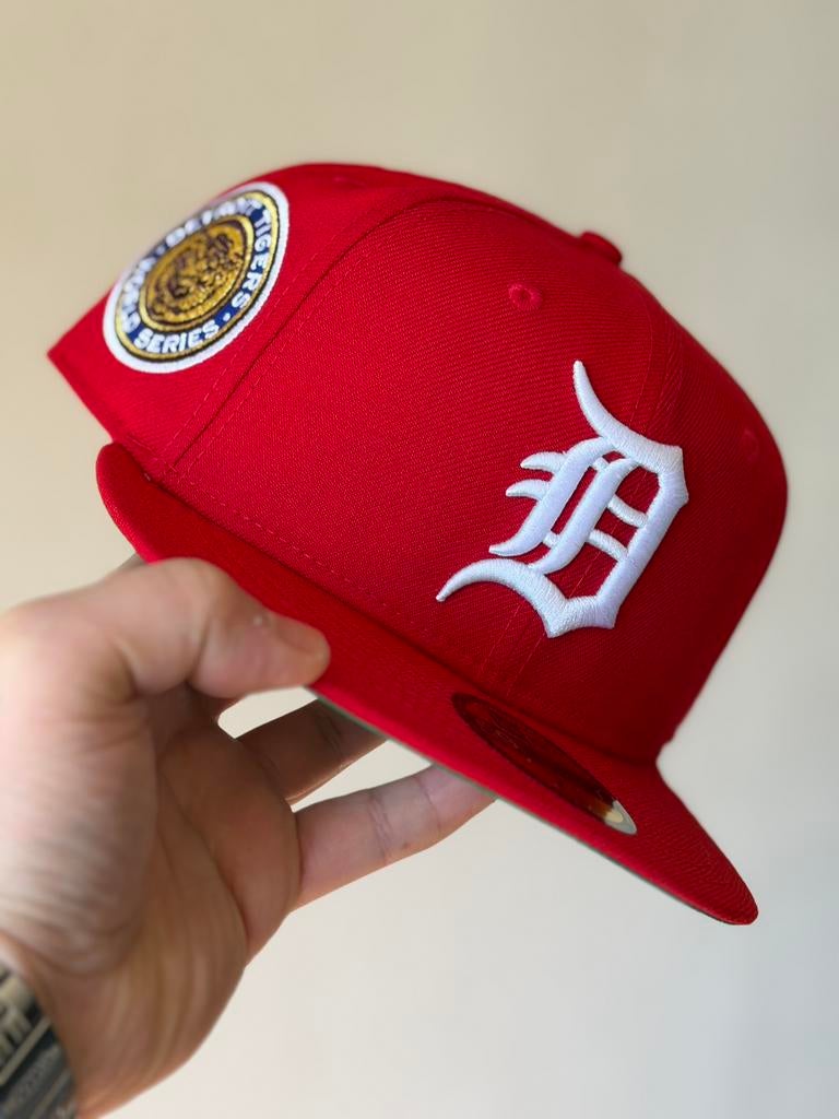 Rode wollen Detroit Tigers maat 7 1/4, Ophalen of Verzenden, Zo goed als nieuw