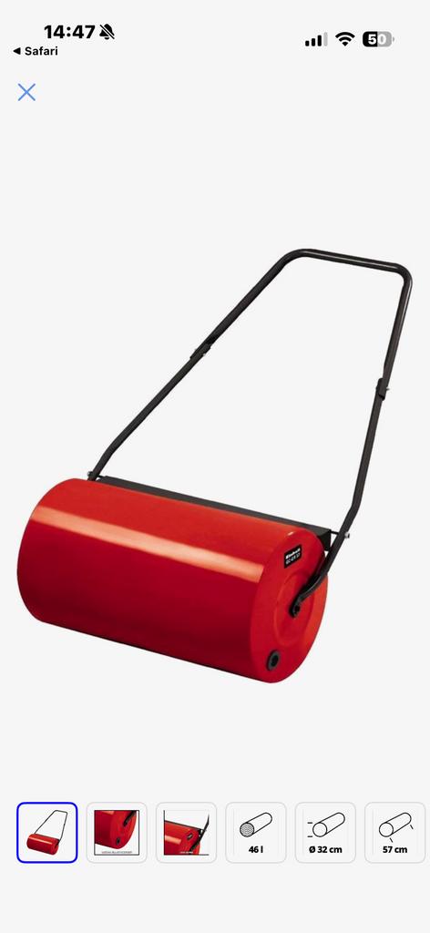 Einhell Tuinwals/ grasroller  GC-GR 57, Tuin en Terras, Hand-tuingereedschap, Ophalen, Zo goed als nieuw