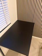 Zwarte IKEA tafel, Huis en Inrichting, Tafels | Eettafels, Ophalen, Gebruikt, 100 tot 150 cm, Vierkant