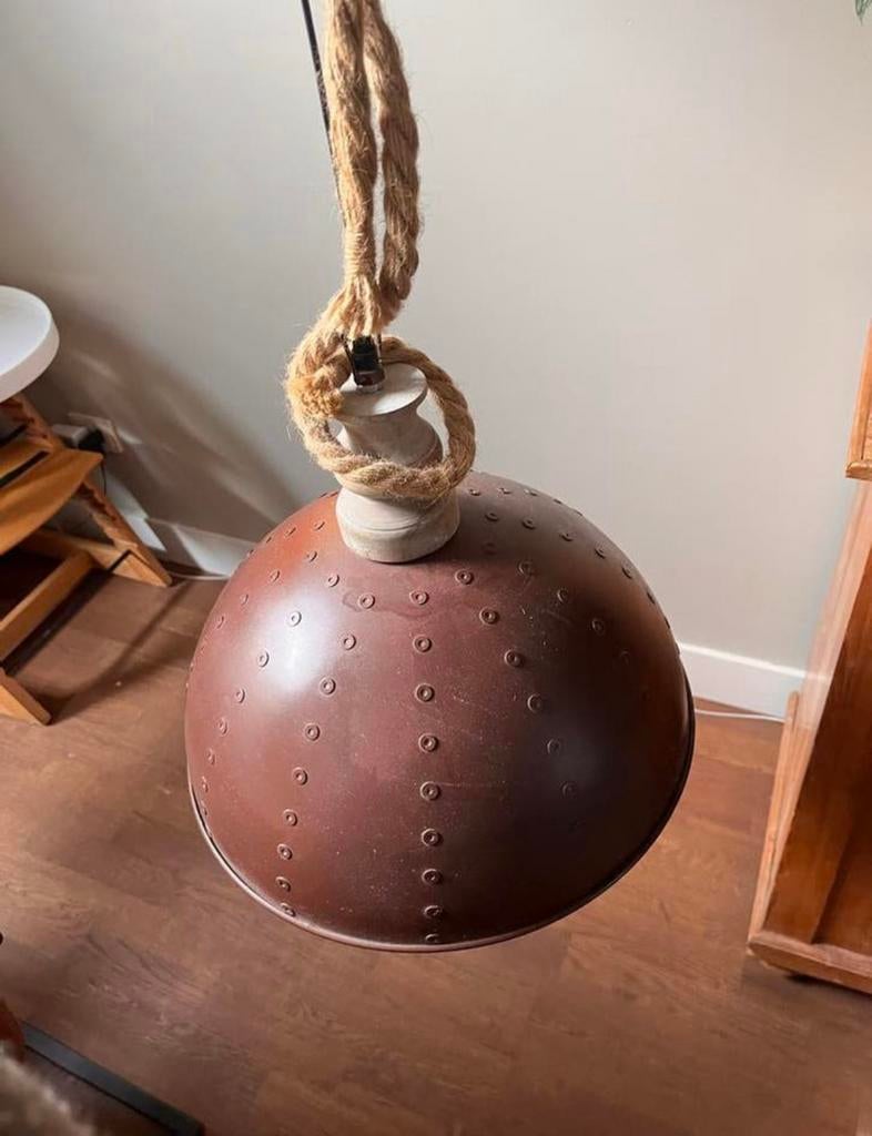 Hanglamp Loods 5, Ophalen, Gebruikt, Industrieel, Metaal