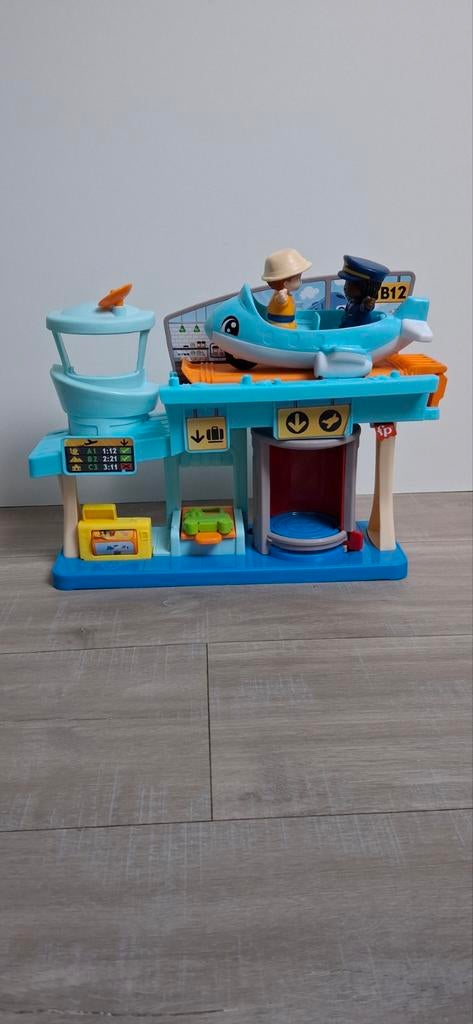 Fisher-Price Little People Vliegveld met vliegtuig, Ophalen, Gebruikt, Overige typen, Met wieltjes