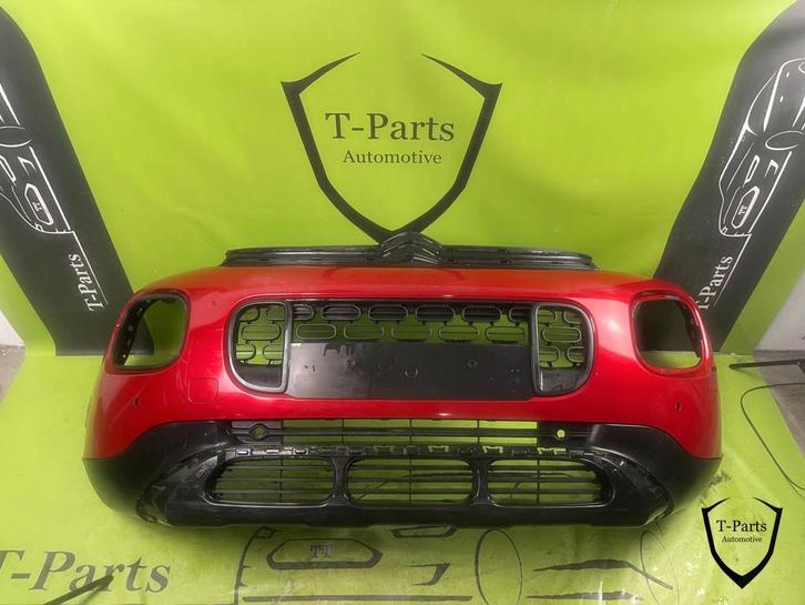 citroen c3 aircross voorbumper bumper grille rooster gril, Auto-onderdelen, Carrosserie en Plaatwerk, Bumper, Citroën, Gebruikt