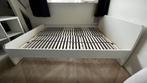 IKEA Malm bed wit met LEIRSUND lattenbodems (140cmx200cm), Huis en Inrichting, Slaapkamer | Bedden, Ophalen, Gebruikt, Wit, 140 cm