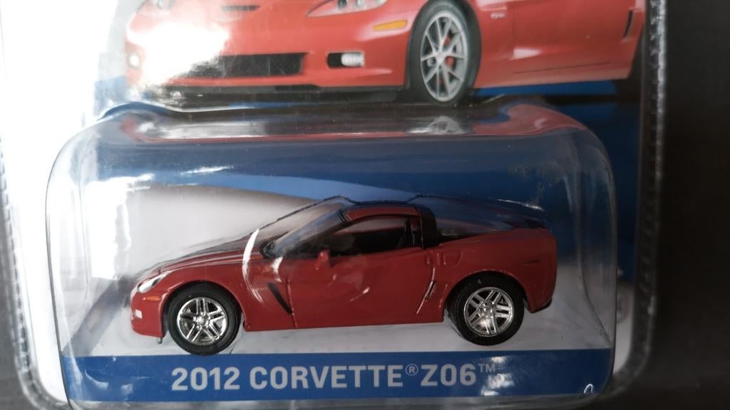 Chevrolet Corvette z06 2012 red 1:64 Greenlight Pol, Auto, Verzenden, ., Nieuw