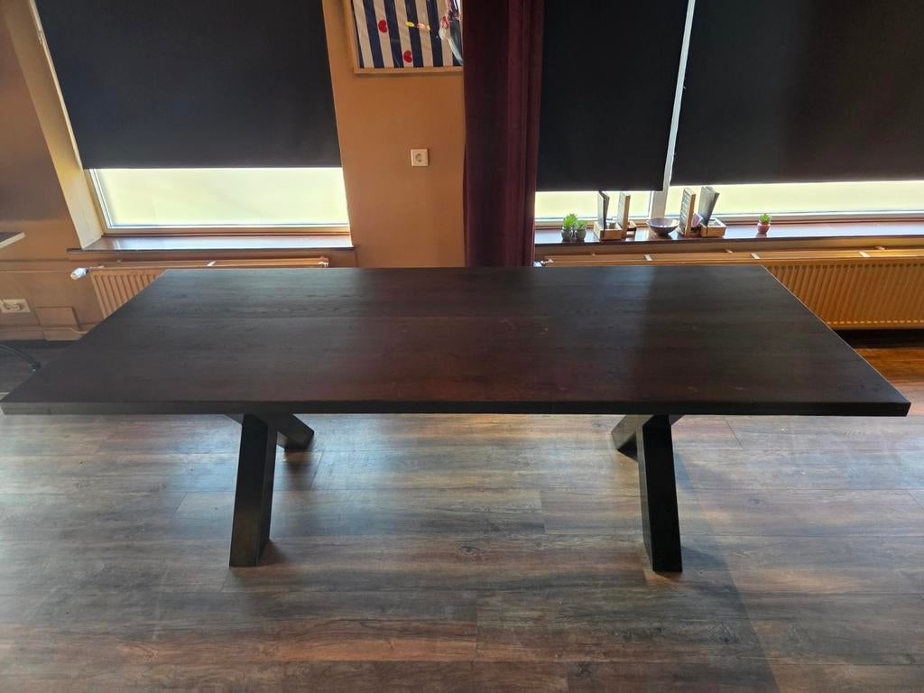 Horeca meubilair stamtafel, Huis en Inrichting, Ophalen of Verzenden, Zo goed als nieuw, Rechthoekig, 200 cm of meer