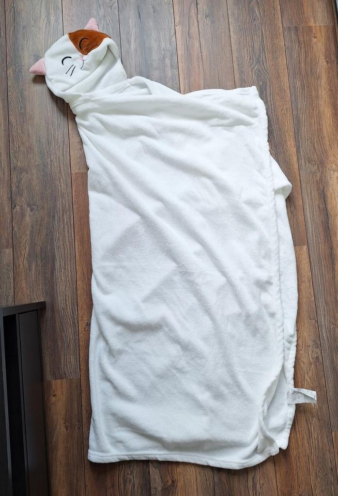 2 schattige dekens met kattencapuchon, Ophalen of Verzenden, Nieuw, 100 cm of meer, Deken