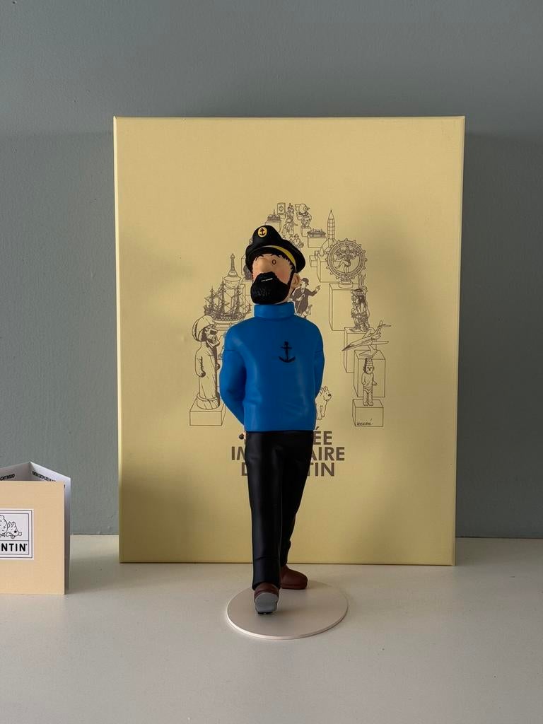 Haddock - Tintin/Herge - Moulinsart - Denkbeeldig museum, Ophalen of Verzenden, Kuifje, Nieuw, Beeldje of Figuurtje