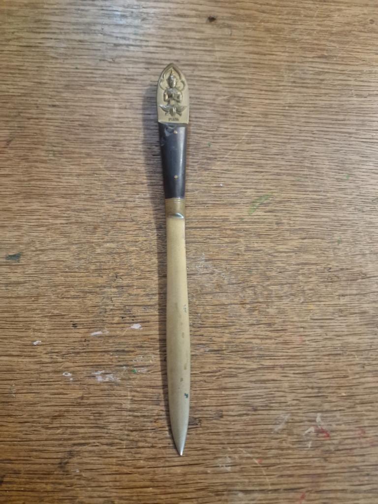 Vintage briefopener met Siam-motief, Ophalen