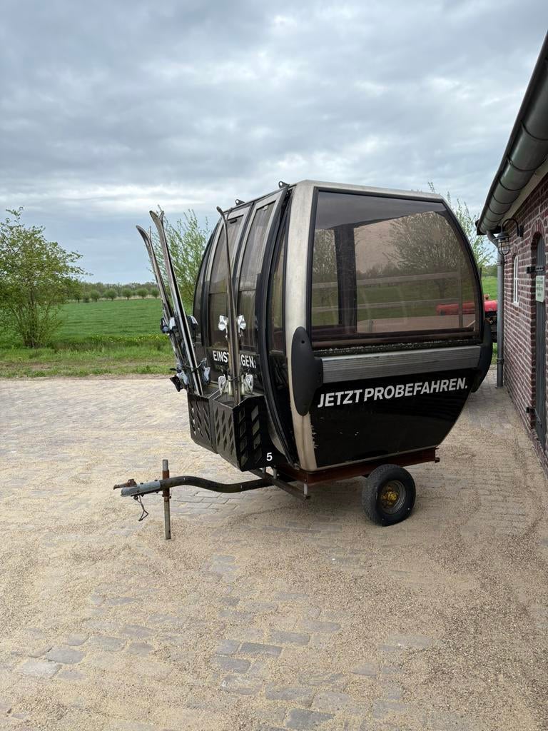 Gondel skilift, Ophalen, Gebruikt