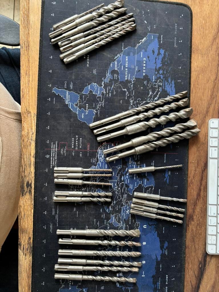 28 steen boren nieuw 21 stuks 7 licht gebruikt alle germany, Ophalen of Verzenden, Nieuw, Overige typen