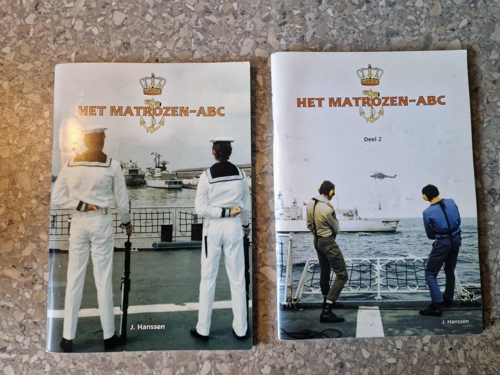 Het Matrozen ABC jargon koninklijke marine deel 1 en 2, Verzamelen, Militaria | Algemeen, Ophalen of Verzenden, Marine, Nederland