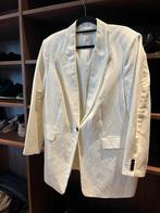 Witte linnen blazer H&M, Kleding | Dames, Jasjes, Kostuums en Pakken, Wit, Maat 42/44 (L), Ophalen of Verzenden, Jasje