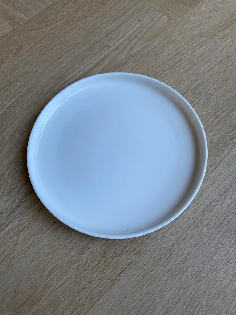 Wit bord Vienna blokker, Huis en Inrichting, Keramiek, Nieuw, Ophalen of Verzenden, Bord(en)