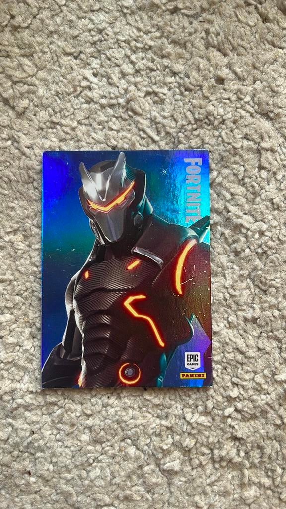 Panini fortnite kaart 277 holo omega, Ophalen of Verzenden, Zo goed als nieuw
