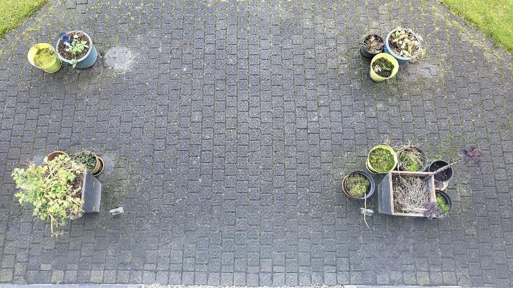 65 m2 Cobblestones / Trommelstenen / Klinkers (Antraciet), Ophalen, Gebruikt, Klinkers, 10 m² of meer