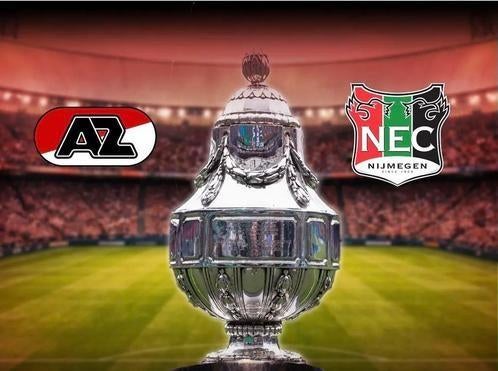 Ruilen: kaartje Bekerfinale AZ - NEC
 (NEC Vak Grijs + Auto), Eén persoon