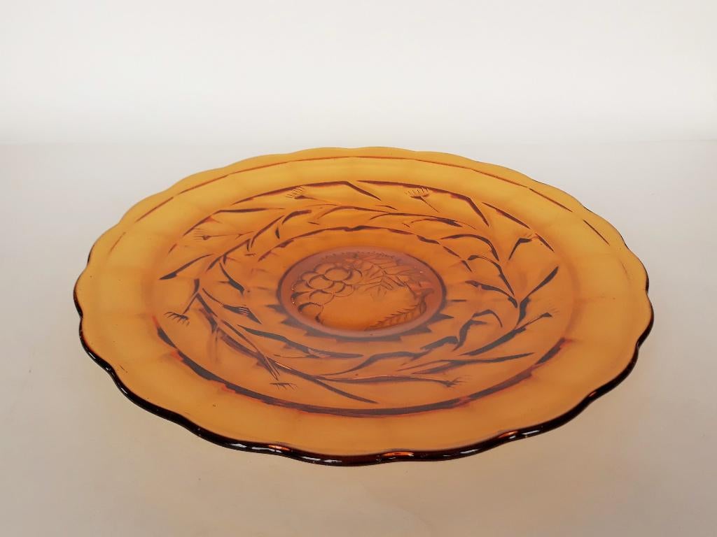 Fruitschaal Scailmont Persglas Art Deco, Ophalen of Verzenden