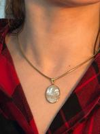 Elegant Gouden Hanger met Unieke Steen, Ophalen of Verzenden, Gebruikt, Goud, Overige voorstellingen