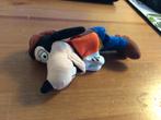 Disneyland Paris 2000 knuffel cowboy Goofy 15 cm. Mc Donalds, Ophalen of Verzenden, Goofy of Pluto, Gebruikt, Knuffel
