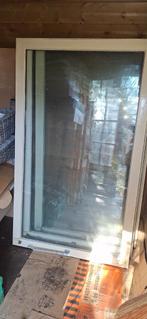 Raamkozijn met glas - Gebruikt, Ophalen, Gevelraam of Ruit, Gebruikt, 80 tot 120 cm
