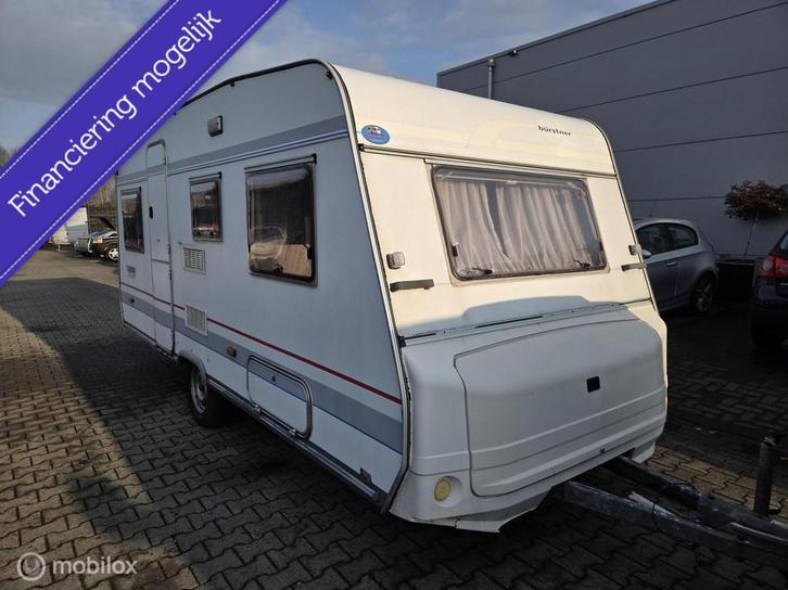 burstner 470 inruil mogelijk 1998, Caravans en Kamperen, Caravans, Bedrijf, 750 - 1000 kg, Rondzit, Bürstner, Gascomfoor, Koelkast