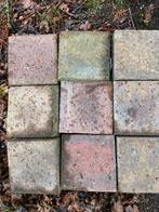 72m2 Klinkers 14,5 x 14,5 rood/zand/grijs, Tuin en Terras, Tegels en Klinkers, Ophalen, Klinkers, Zo goed als nieuw, 10 m² of meer