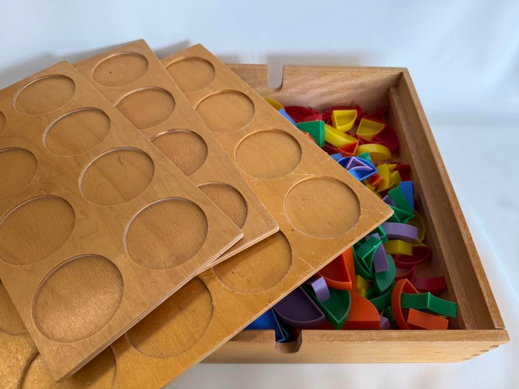 ROLF educatief kinderspeelgoed, cirkels leggen, Kinderen en Baby's, Speelgoed | Educatief en Creatief, Ophalen of Verzenden, Gebruikt