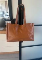 Mooie bruine leren SHABBIES tas, Ophalen of Verzenden, Zo goed als nieuw, Bruin, Handtas