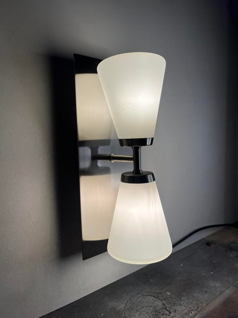 Mooie diabolo lamp van het Belgische massive, Ophalen of Verzenden, Gebruikt, Metaal, Retro diabolo lamp