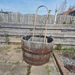 Gratis Wijnvat plantenbak, Ophalen, Gebruikt, Rond, Hout