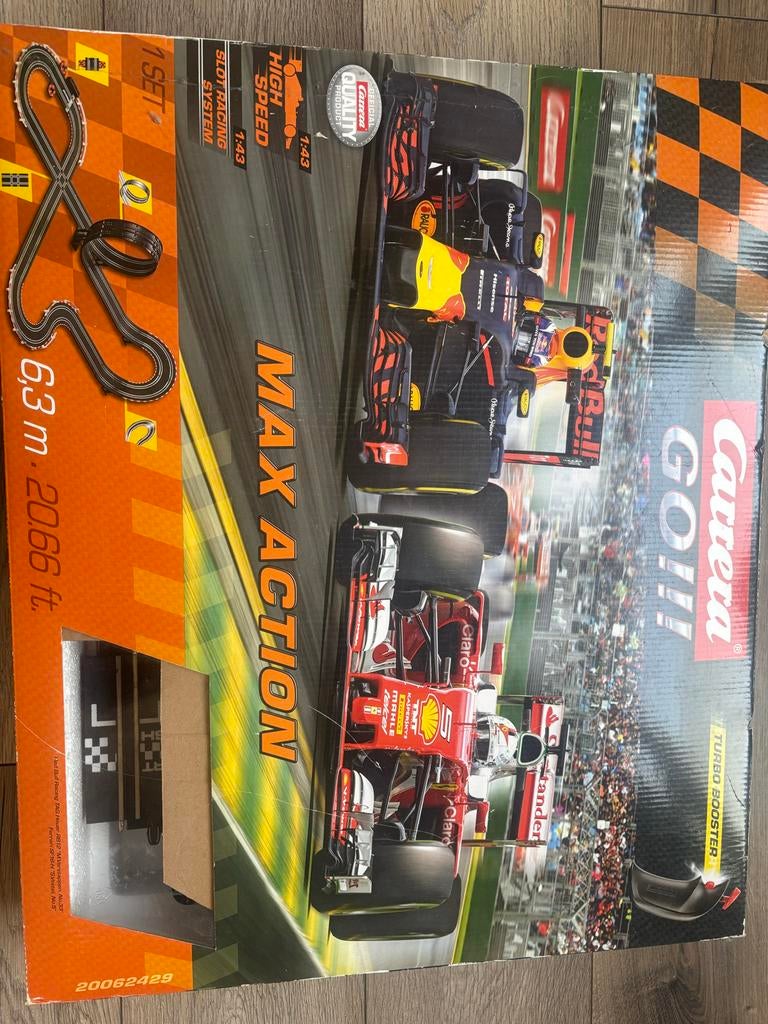 Carrera racebaan met extra race auto's, Ophalen, Zelf te bouwen, Carrera, Elektrisch