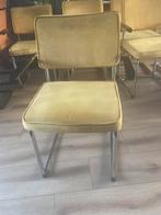 Ridge Rib stoelen met armleuning gele kleur, Ophalen, Overige kleuren, Zo goed als nieuw, Stof