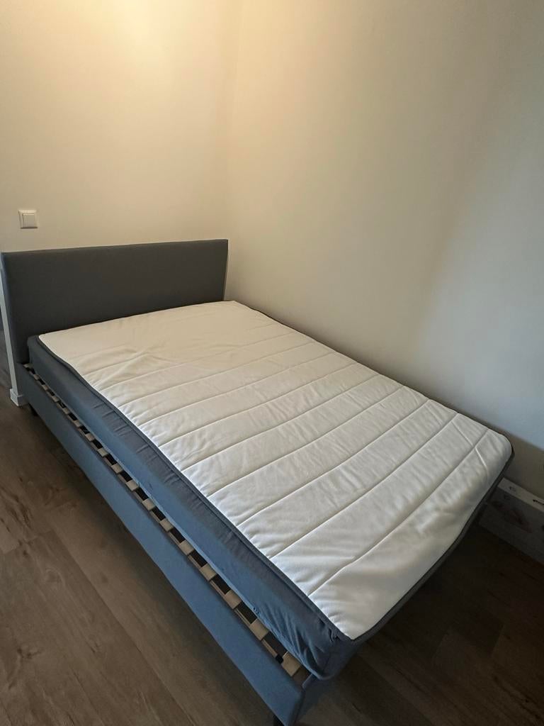 Sabovik bed 140x200 met matras, Gebruikt, Tweepersoons, 200 cm, 140 cm