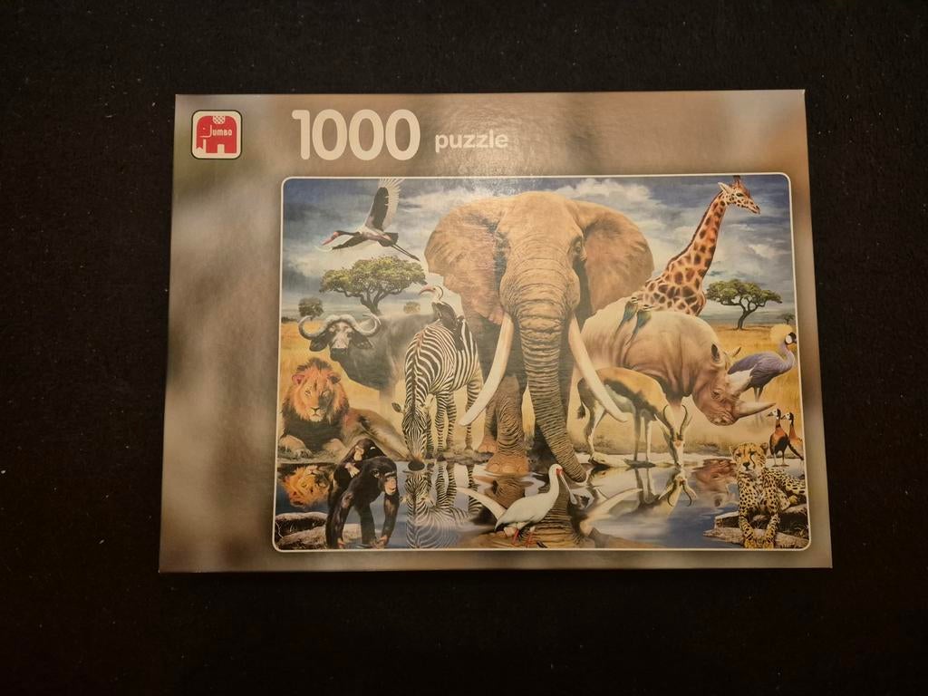 Dieren puzzel 1000 stukjes, Ophalen of Verzenden, Meer dan 50 stukjes, Gebruikt, 6 jaar of ouder
