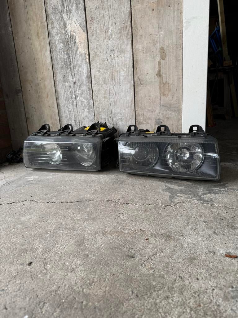 BMW E36 Bosch lens koplampen compleet, Auto-onderdelen, Ophalen of Verzenden, BMW